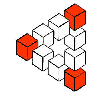 9 cubetti posizionati in modo assurdo