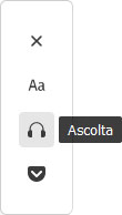 menù ascolta