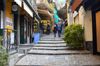 Le scalinate del Borgo Vecchio di Bellagio