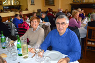 Dopo tante scale, il pranzo e un po' di riposo