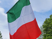 Bandiera nel Parco della Resistenza