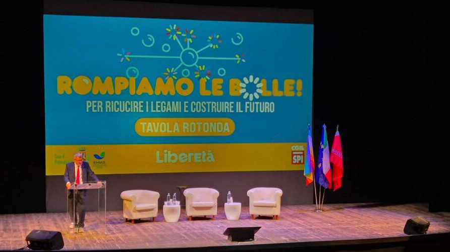 Sintesi dell'intervento di Maurzio Landini in chiusura della Festa di LiberEtà