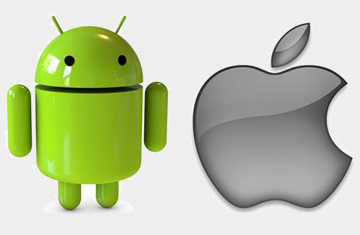 Logo sistema operativo Android e Apple